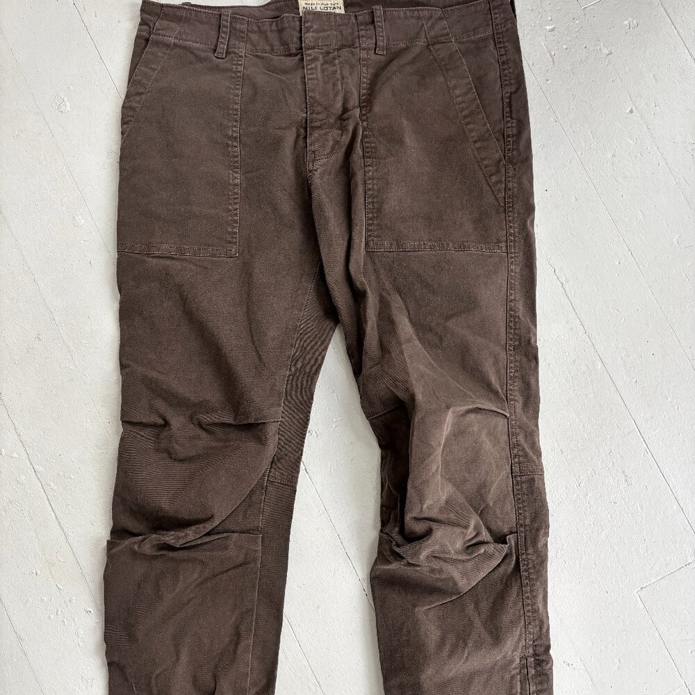 Nili Lotan Brown Darted Pants